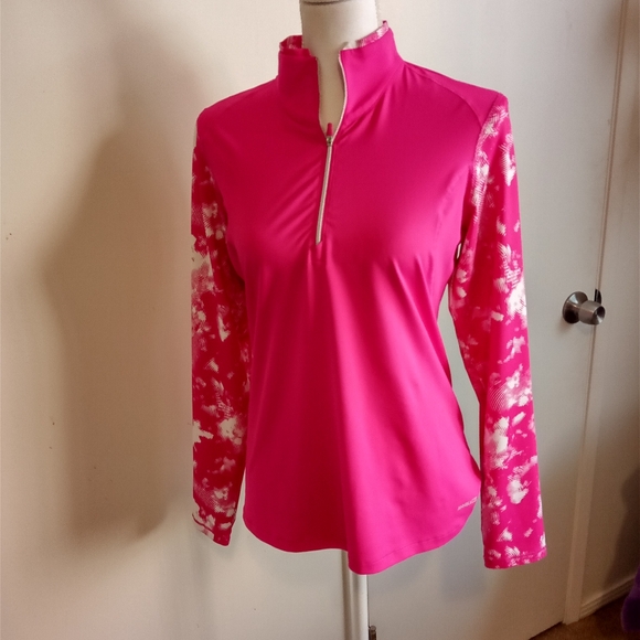 Annika cutter & Buck Tops - Annika cutter & Buck long sleeve Golf Activewear S/P Pink